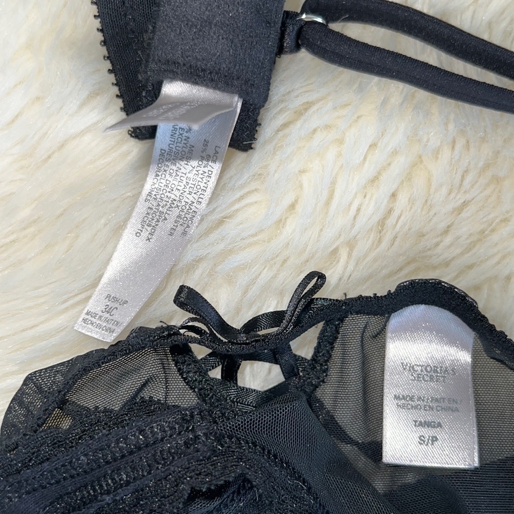 Victoria’s Secret Seduction Teal Lingerie Set - Picture 7 of 8
